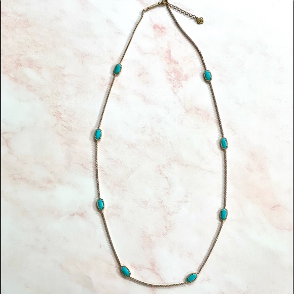 Kendra Scott Jewelry - Kendra Scott necklace with turquoise stones.